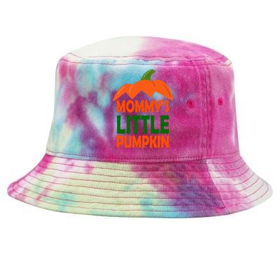 Mommys Little Pumpkin Halloween Cute Tie-Dyed Bucket Hat