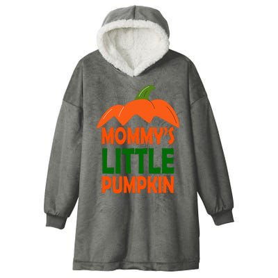 Mommys Little Pumpkin Halloween Cute Hooded Wearable Blanket