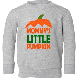 Mommys Little Pumpkin Halloween Cute Toddler Sweatshirt