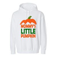 Mommys Little Pumpkin Halloween Cute Garment-Dyed Fleece Hoodie