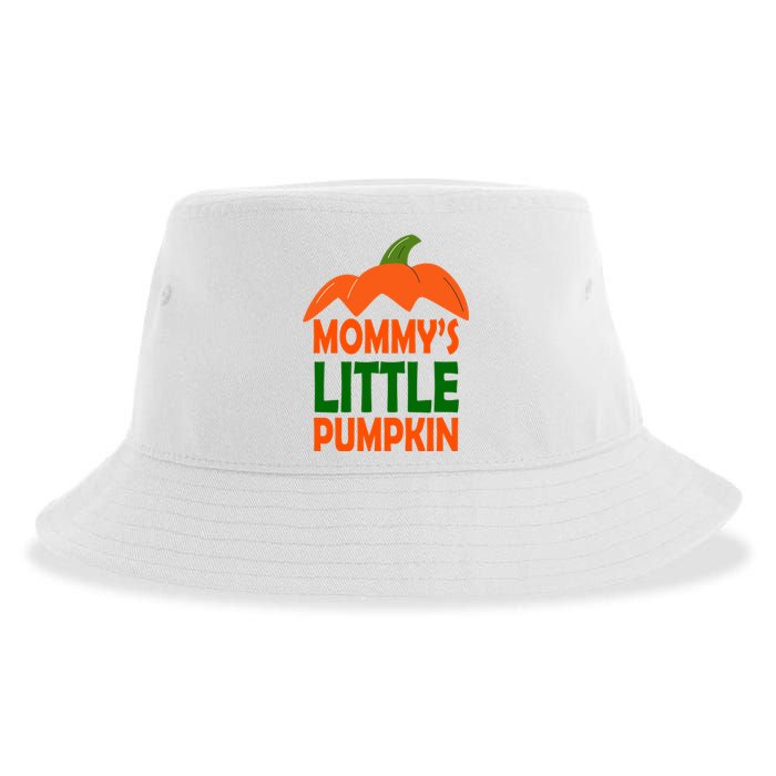 Mommys Little Pumpkin Halloween Cute Sustainable Bucket Hat