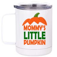 Mommys Little Pumpkin Halloween Cute 12 oz Stainless Steel Tumbler Cup