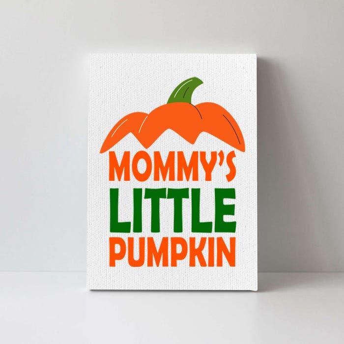 Mommys Little Pumpkin Halloween Cute Canvas