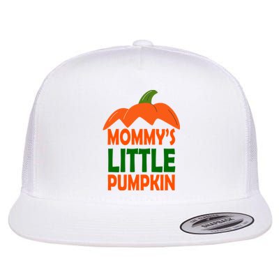 Mommys Little Pumpkin Halloween Cute Flat Bill Trucker Hat