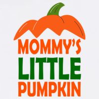 Mommys Little Pumpkin Halloween Cute Flat Bill Trucker Hat
