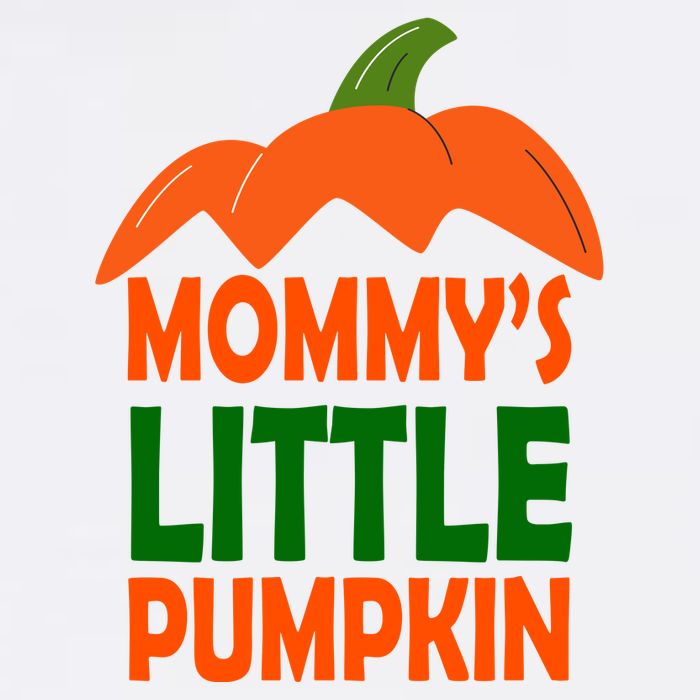 Mommys Little Pumpkin Halloween Cute Flat Bill Trucker Hat