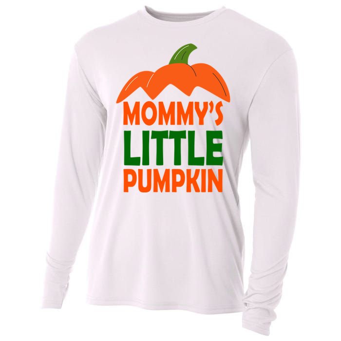 Mommys Little Pumpkin Halloween Cute Cooling Performance Long Sleeve Crew