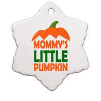 Mommys Little Pumpkin Halloween Cute Ceramic Star Ornament