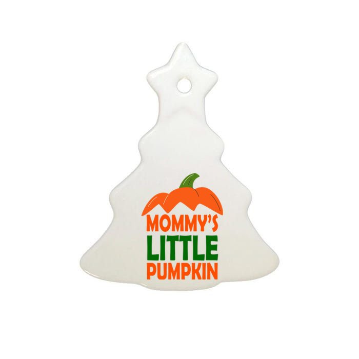 Mommys Little Pumpkin Halloween Cute Ceramic Tree Ornament