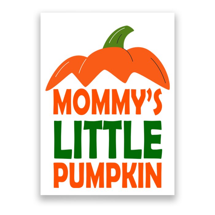 Mommys Little Pumpkin Halloween Cute Poster