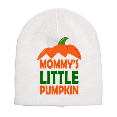 Mommys Little Pumpkin Halloween Cute Short Acrylic Beanie