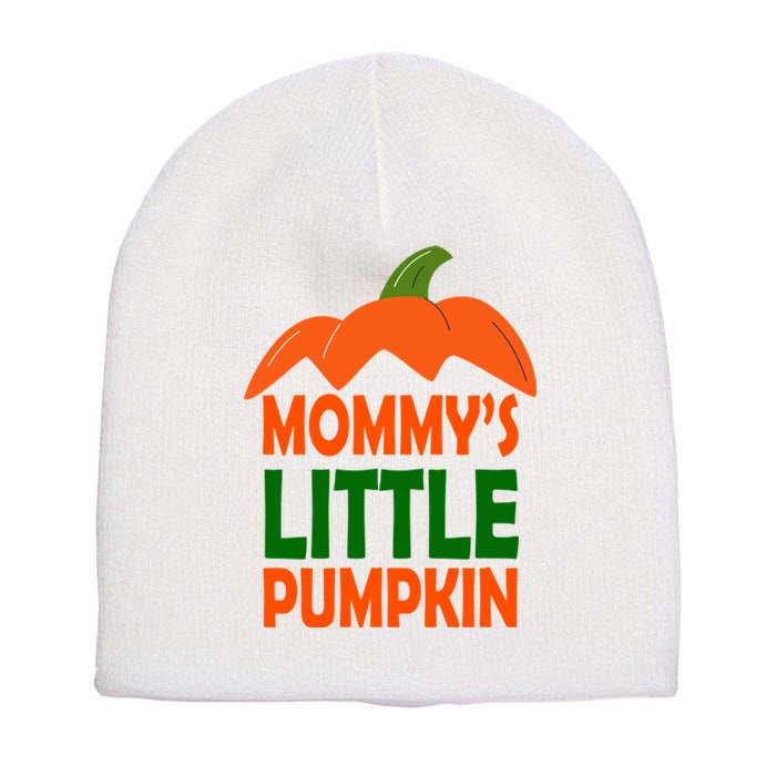 Mommys Little Pumpkin Halloween Cute Short Acrylic Beanie