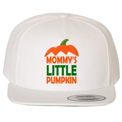 Mommys Little Pumpkin Halloween Cute Wool Snapback Cap