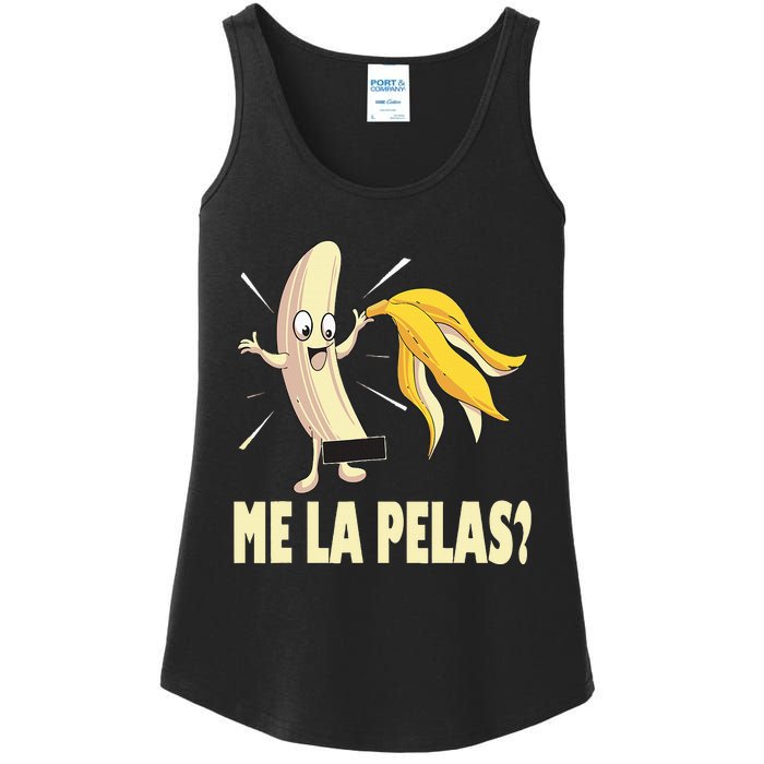 Me La Pelas Funny Quotes In Spanish Sayings Banana Joke Ladies Essential Tank