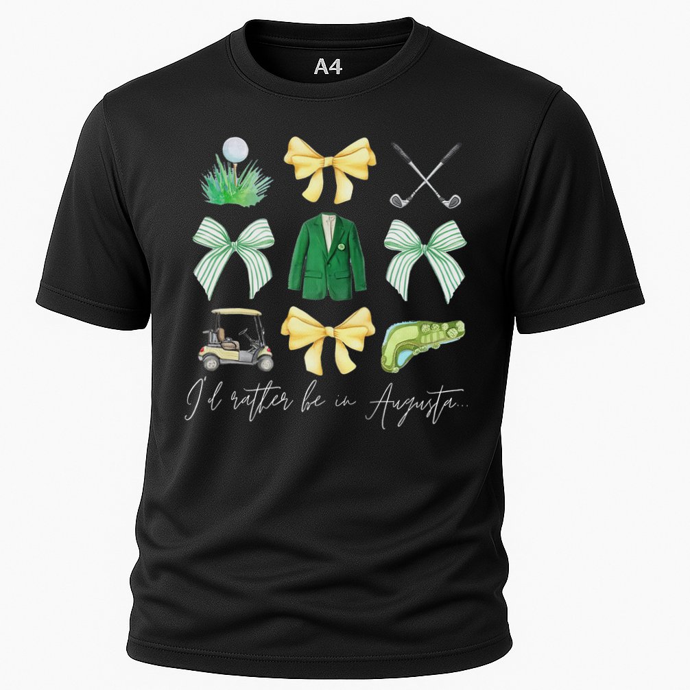 Master Let's Par Golf Tournament Coquette Bow Women Cooling Performance Crew T-Shirt