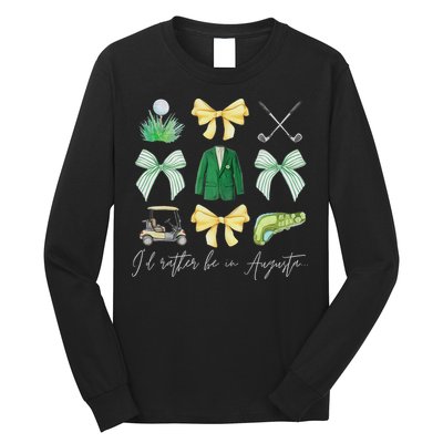 Master Let's Par Golf Tournament Coquette Bow Women Long Sleeve Shirt