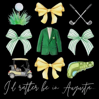 Master Let's Par Golf Tournament Coquette Bow Women T-Shirt