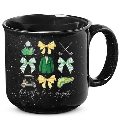 Master Let's Par Golf Tournament Coquette Bow Women 15oz Campfire Ceramic Mug
