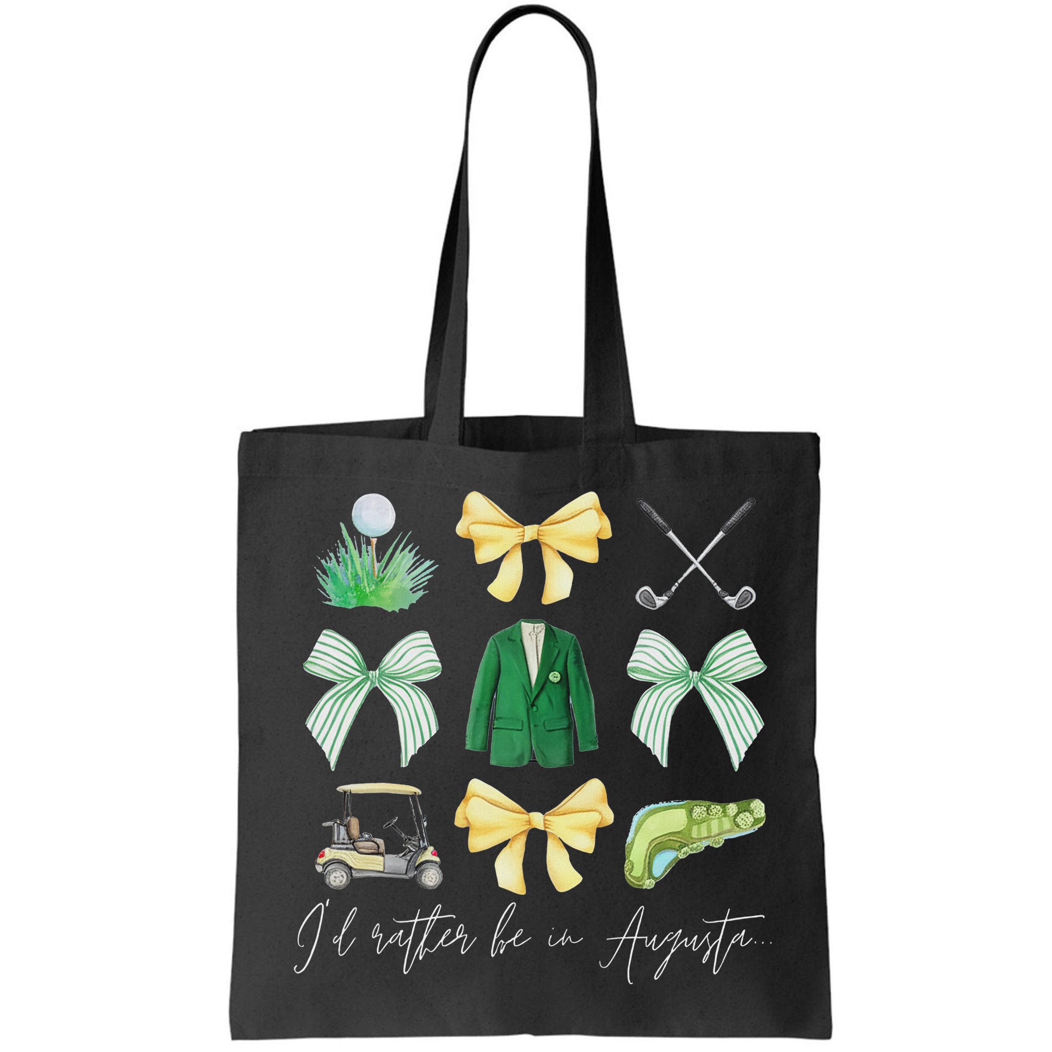 Master Let's Par Golf Tournament Coquette Bow Women Bag