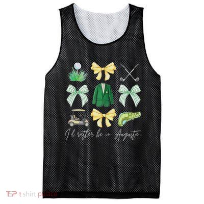 Master Let's Par Golf Tournament Coquette Bow Women Mesh Reversible Basketball Jersey Tank