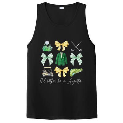 Master Let's Par Golf Tournament Coquette Bow Women PosiCharge Competitor Tank