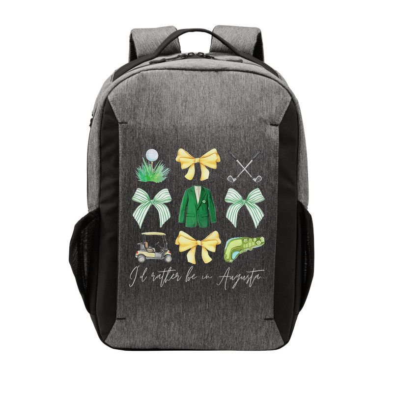 Master Let's Par Golf Tournament Coquette Bow Women Vector Backpack