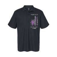 Military lovers Purple Up For Military Month Softstyle Adult Sport Polo