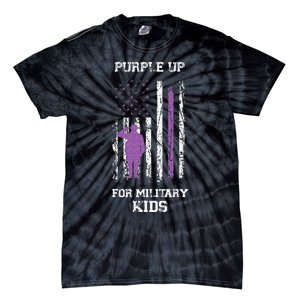 Military lovers Purple Up For Military Month Tie-Dye T-Shirt