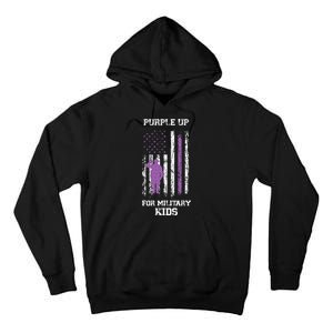 Military lovers Purple Up For Military Month Tall Hoodie