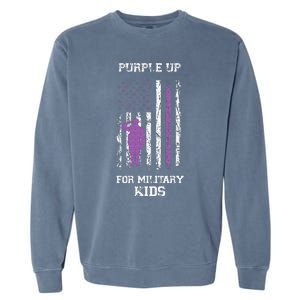 Military lovers Purple Up For Military Month Garment-Dyed Sweatshirt