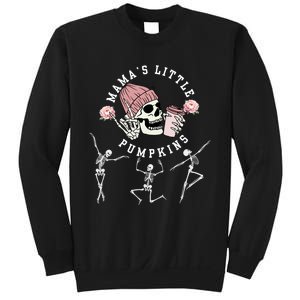 MamaS Little Pumpkins Skeleton Halloween Fall Thanksgiving Sweatshirt