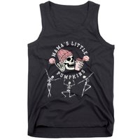 MamaS Little Pumpkins Skeleton Halloween Fall Thanksgiving Tank Top