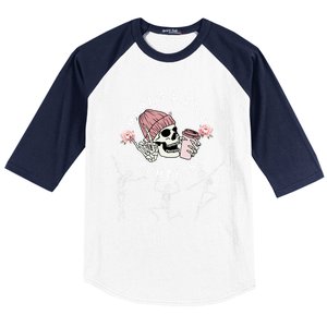 MamaS Little Pumpkins Skeleton Halloween Fall Thanksgiving Baseball Sleeve Shirt