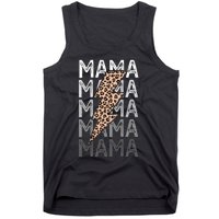 Mama Leopard Print New Mom Baby Shower Tank Top