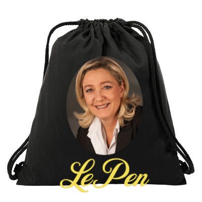 Marine Le Pen France Drawstring Bag