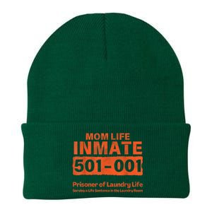 Mom Life Prisoner Inmate Funny Jail Halloween Costume Knit Cap Winter Beanie