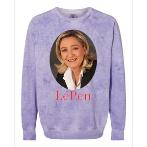 Marine Le Pen France Colorblast Crewneck Sweatshirt