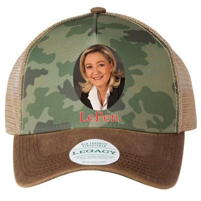 Marine Le Pen France Legacy Tie Dye Trucker Hat