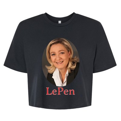 Marine Le Pen France Bella+Canvas Jersey Crop Tee