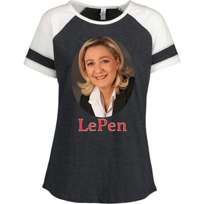 Marine Le Pen France Enza Ladies Jersey Colorblock Tee