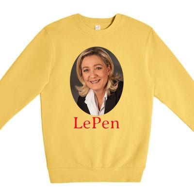 Marine Le Pen France Premium Crewneck Sweatshirt