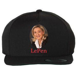 Marine Le Pen France Wool Snapback Cap