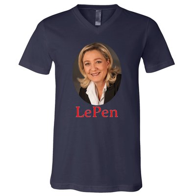 Marine Le Pen France V-Neck T-Shirt