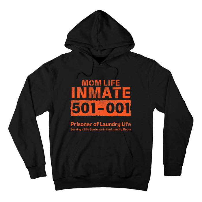 Mom Life Prisoner Inmate Jail Halloween Costume Hoodie