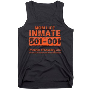 Mom Life Prisoner Inmate Jail Halloween Costume Tank Top