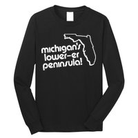 Michigans LowerEr Peninsula Apparel Long Sleeve Shirt