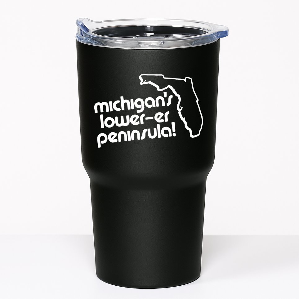 Michigans LowerEr Peninsula Apparel Tumbler