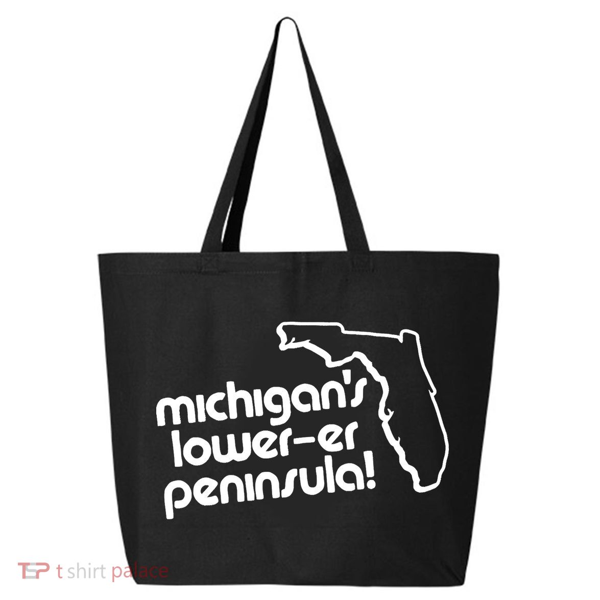 Michigans LowerEr Peninsula Apparel 25L Jumbo Tote