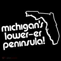 Michigans LowerEr Peninsula Apparel Pom Pom 12in Knit Beanie