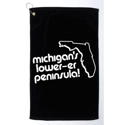Michigans LowerEr Peninsula Apparel Golf Towel